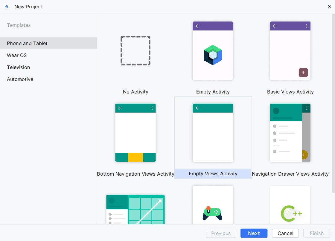 Cover Image for Android - Creating a new project